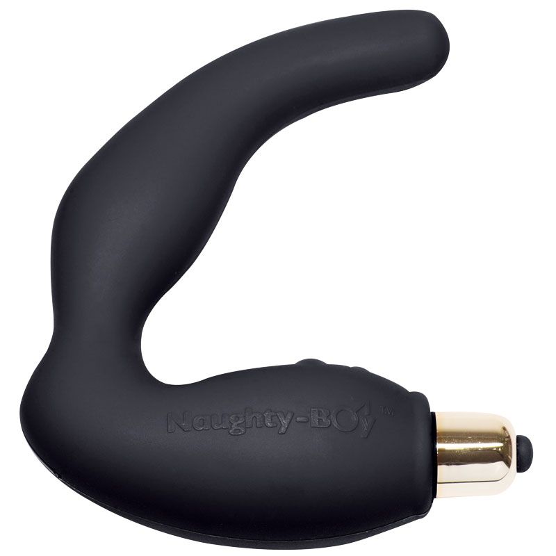 Rocks Off 7 Speed Naughty Boy Black Prostate Massager - XToys UK