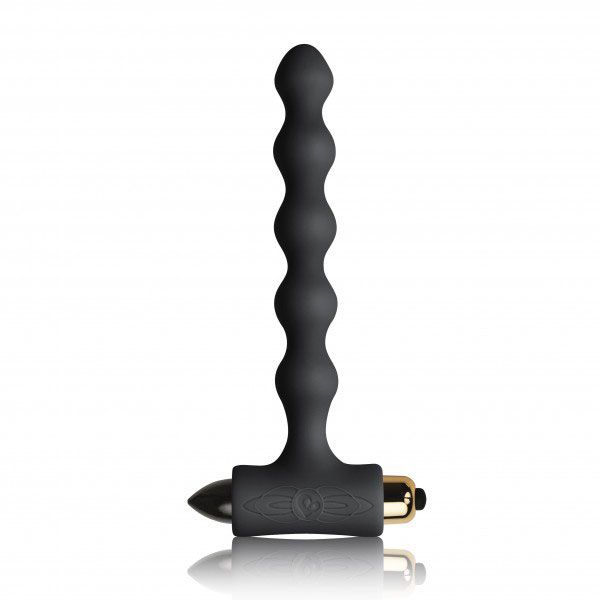 Rocks Off Pearls Petite Sensations Black Butt Plug - XToys UK