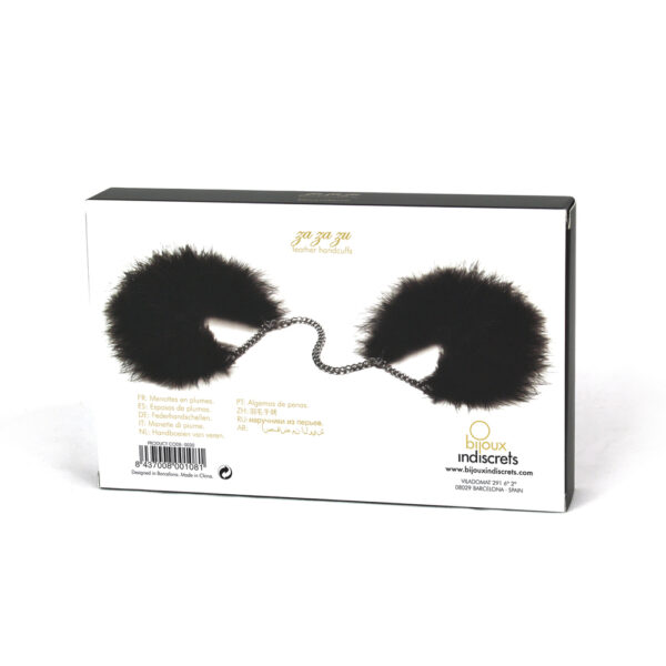 Bijoux Indiscrets Za Za Zu Feather Handcuffs - XToys UK