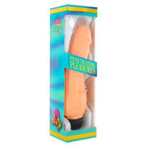 Vinyl Vibrator With Clitoral Bumps - XToys UK