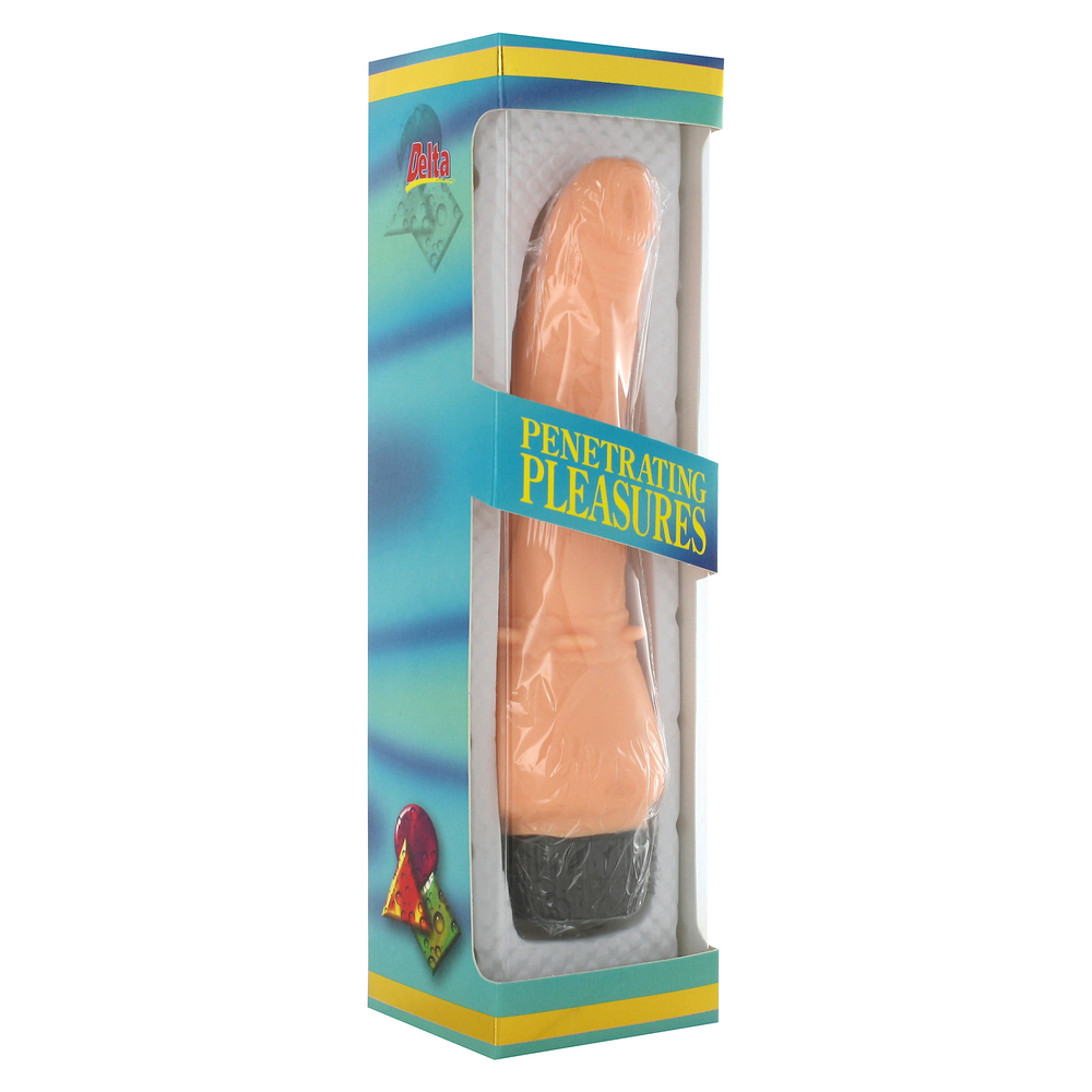 Vinyl Penis Shaped Vibrator - XToys UK