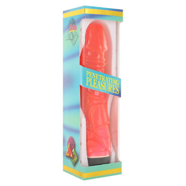 Jelly Vibrator Glitter Pink - XToys UK