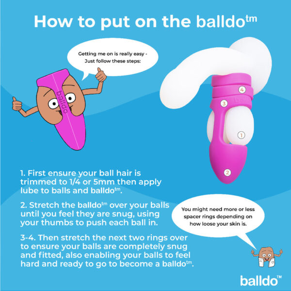 Balldo The Worlds First Ball Dildo Purple - XToys UK