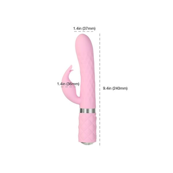 Pillow Talk Lively Rabbit Vibrator Pink - XToys UK