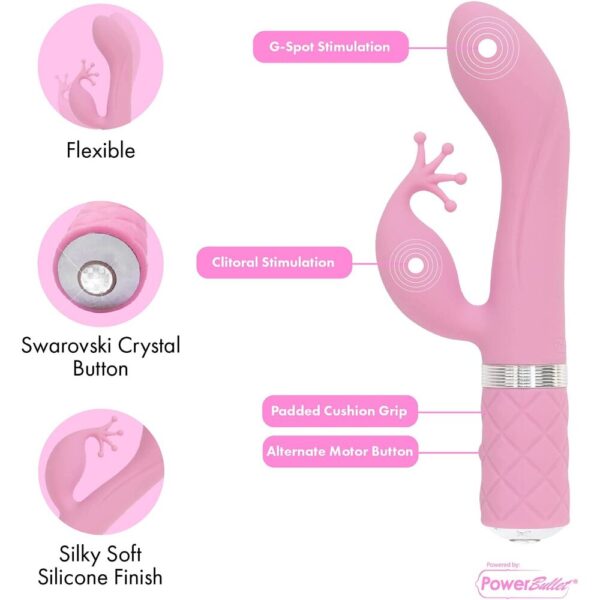 Pillow Talk Kinky GSpot and Clit Vibe - XToys UK