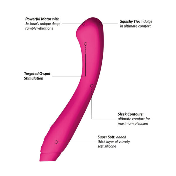 Je Joue Juno Sleek GSpot Vibrator Fuchsia - XToys UK