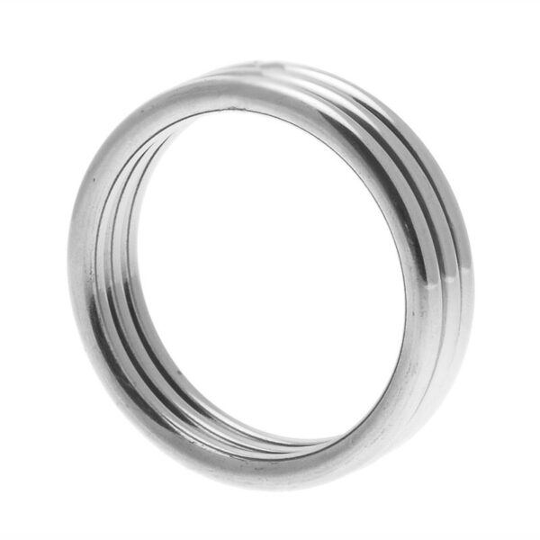 Master Series Echo Stainless Steel Triple Cock Ring ML - XToys UK