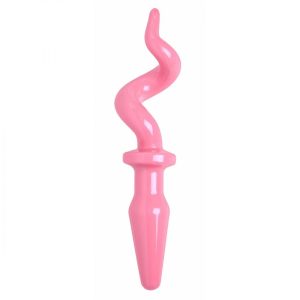 XR Pig Tail Pink Butt Plug