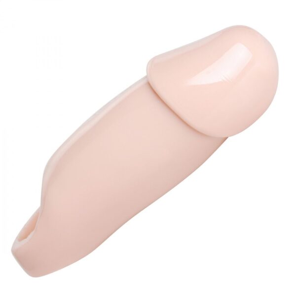 Size Matters Really Ample Wide Penis Enhancer Sheath Flesh - XToys UK