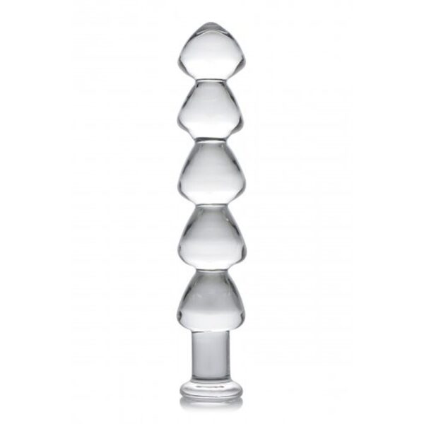 Master Series Drops Anal Links Glass Dildo - XToys UK