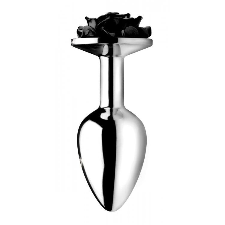 XR Booty Sparks Black Rose Anal Plug Large - XToys UK