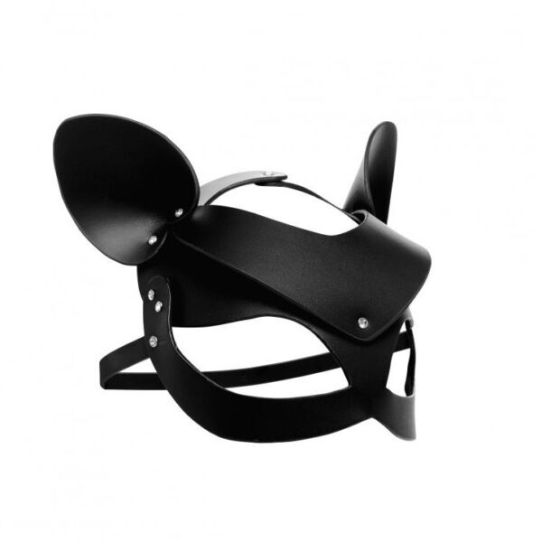 Master Series Bad Kitten Leather Cat Mask - XToys UK