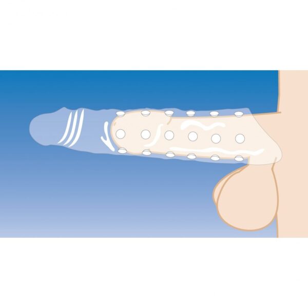 Size Matters 3 Inch Clear Penis Extender Sleeve - XToys UK