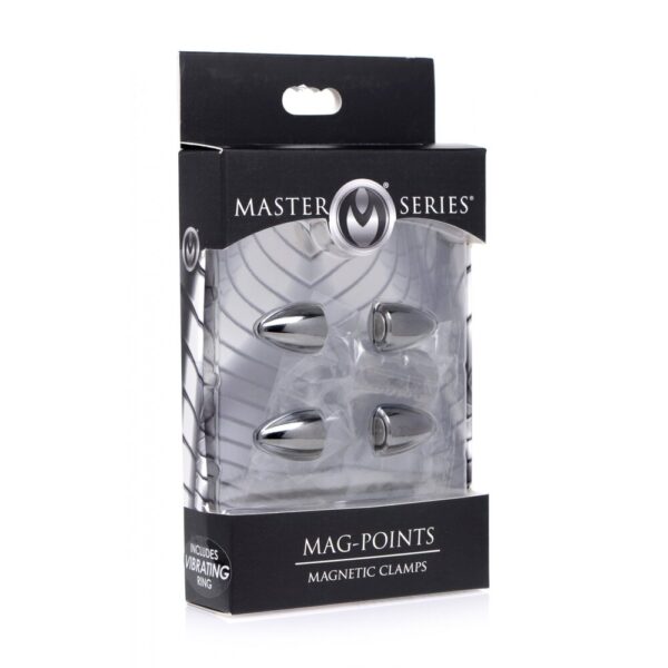 Master Series MagPoints Magnetic Nipple Clamps - XToys UK