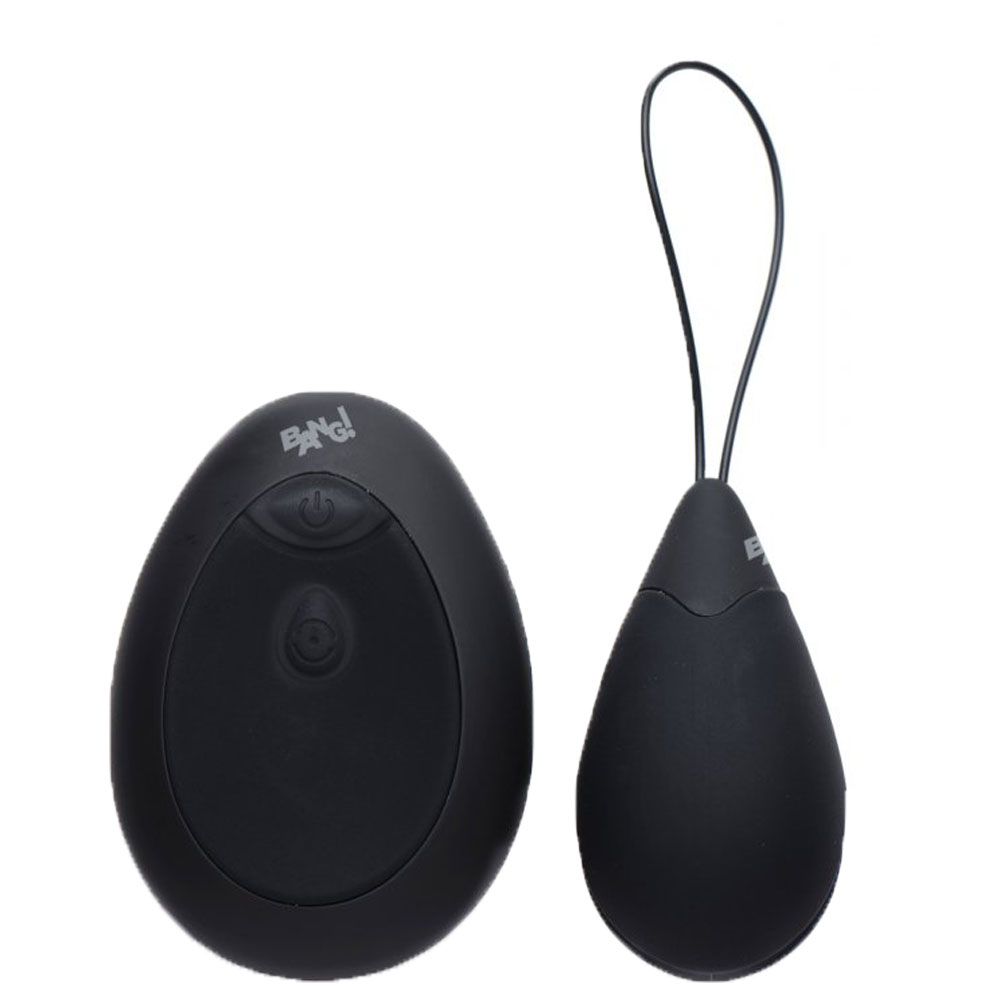 XR 10X Silicone Vibrating Egg Black - XToys UK