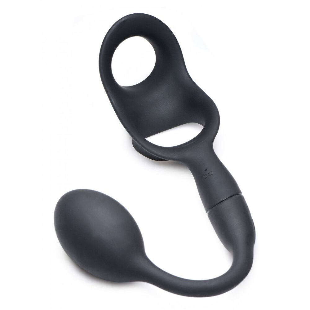 XR Alpha Pro 10X P Bomb Cock and Ball Ring With Anal Plug - XToys UK