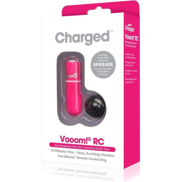 Screaming O Charged Vooom Pink Remote Control Bullet Vibe - XToys UK