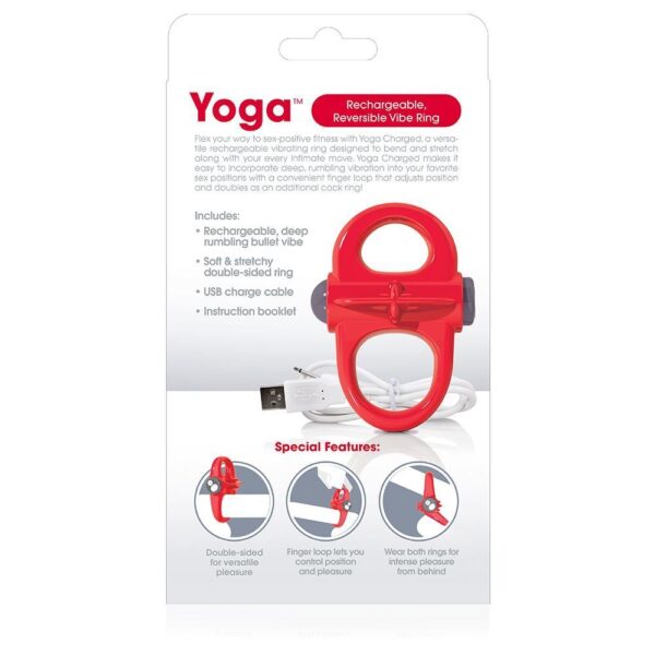 Screaming O Yoga Rechargeable Reversible Cock Ring - XToys UK