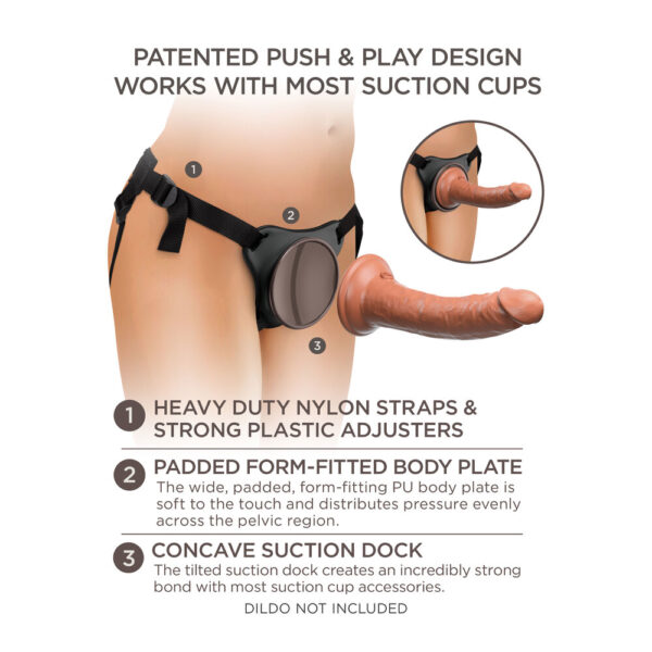 King Cock Comfy Body Dock Strap On Harness - XToys UK