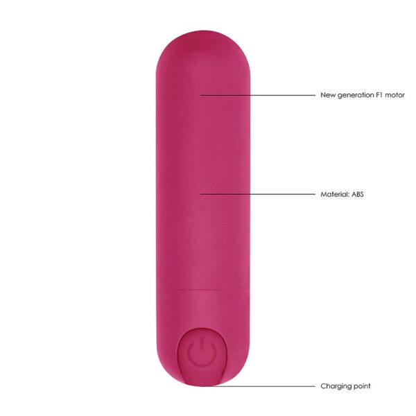 10 speed Rechargeable Bullet Pink - XToys UK