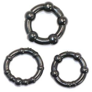 Stay Hard Beaded Cock Rings - XToys UK