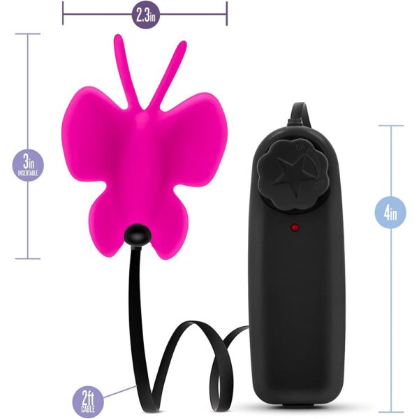 Luxe Butterfly Clitoral Teaser Fuchsia - XToys UK