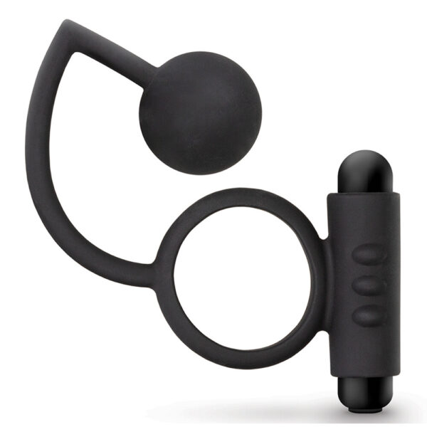 Anal Adventures Platinum Ball With Vibrating Cock Ring - XToys UK