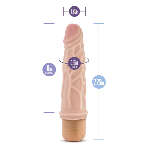 Dr. Skin Cock Vibe 3 Vibrating Cock 7.25 Inches - XToys UK