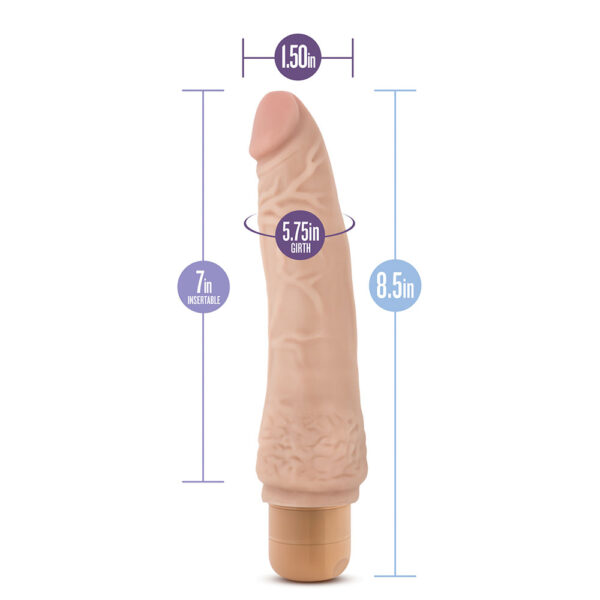 Dr. Skin Cock Vibe 7 Vibrating Cock 8.5 Inches - XToys UK