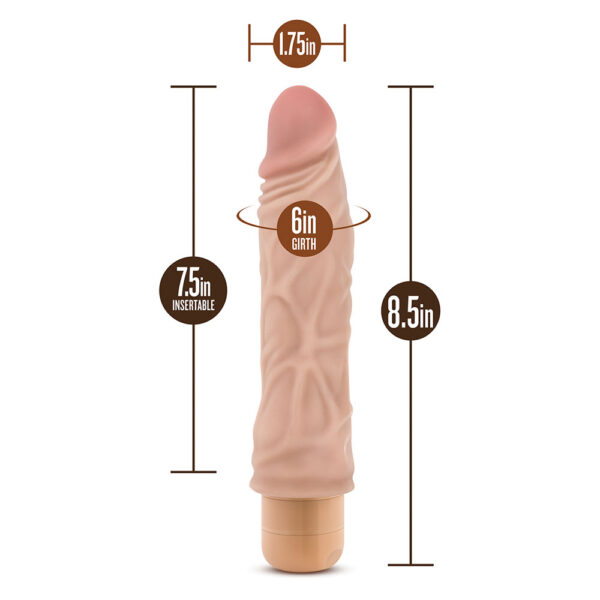 Dr. Skin Cock Vibe 10 Vibrating Dildo 8.5 Inches - XToys UK