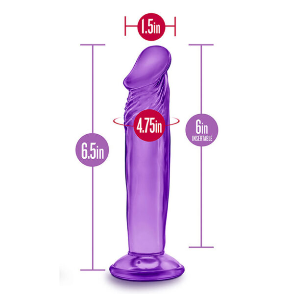 B Yours Sweet N Small 6 Inch Purple Dildo - XToys UK