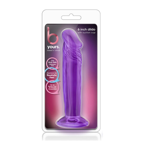 B Yours Sweet N Small 6 Inch Purple Dildo - XToys UK