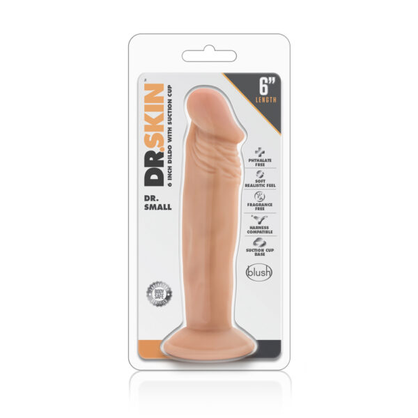 Dr Skin Dr Small  6 Inch Flesh Dildo - XToys UK