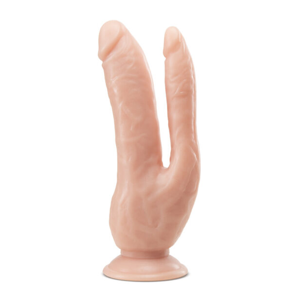 Dr. Skin Dual 8 Inch Dual Penetrating Dildo With Suction Cup - XToys UK