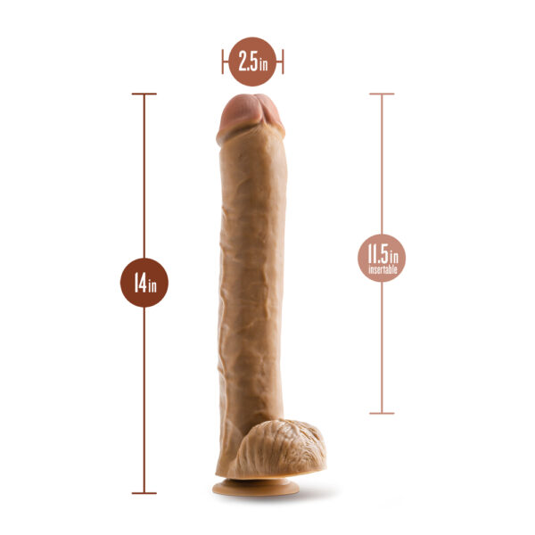 Dr. Skin Dr. Michael 14 Inch Dildo with Balls - XToys UK