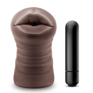 Hot Chocolate Heather Mouth Vibrating Masturbator - XToys UK