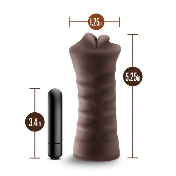 Hot Chocolate Heather Mouth Vibrating Masturbator - XToys UK