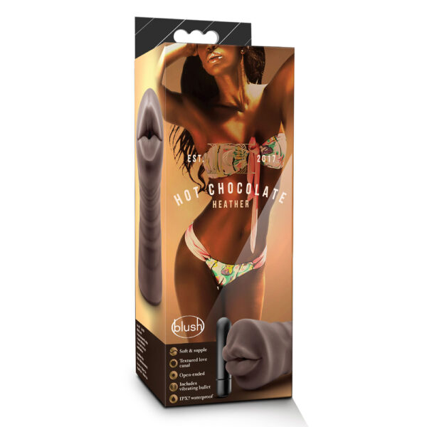 Hot Chocolate Heather Mouth Vibrating Masturbator - XToys UK