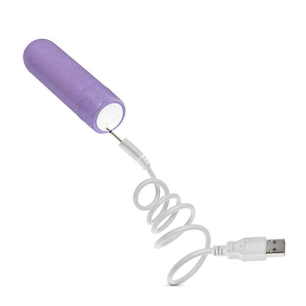 Gaia Biodegradable Rechargeable Eco Purple Bullet - XToys UK