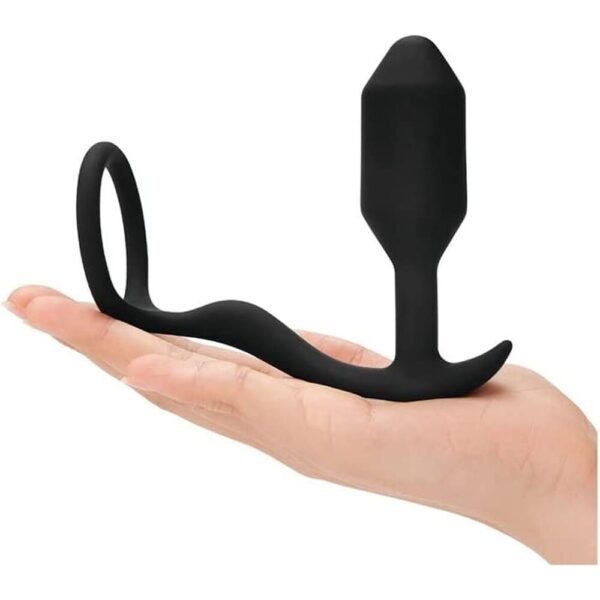 bVibe Snug And Tug Anal Plug And Cock Ring - XToys UK