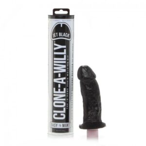 Clone A Willy Jet Black Vibrator - XToys UK