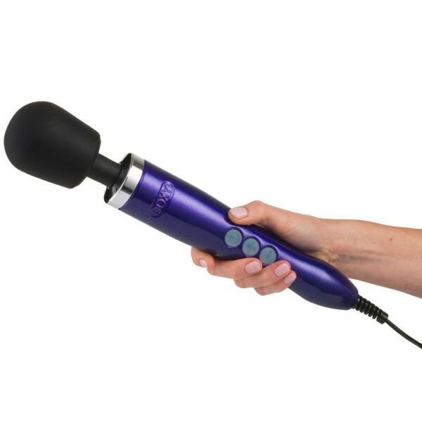 Doxy Die Cast Wand Massager PURPLE UK Plug - XToys UK