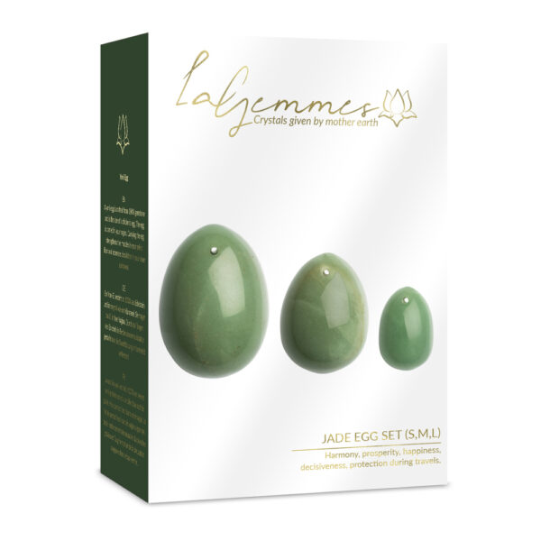 La Gemmes Yoni Egg Set Jade - XToys UK