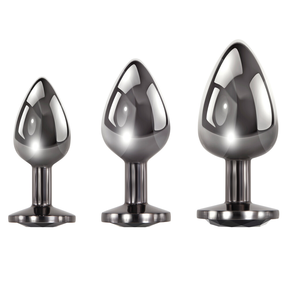 Evolved Black Gem Anal Plug Set - XToys UK