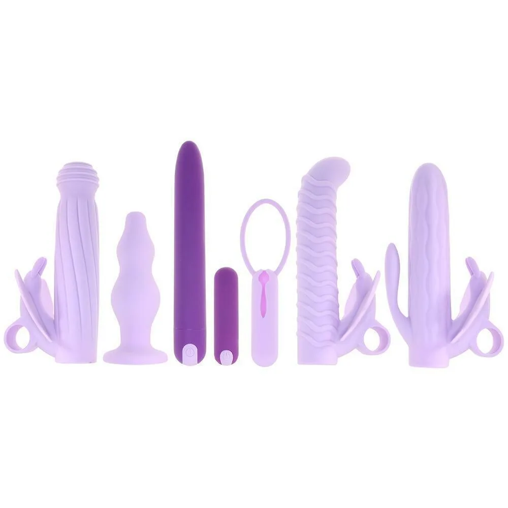 Evolved Lilac Desires Silicone Rechargeable Butterfly Kit - XToys UK