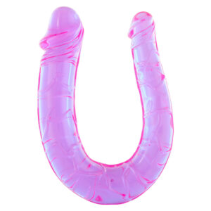 Double Mini Twin Head Jelly Penis Dildo - XToys UK