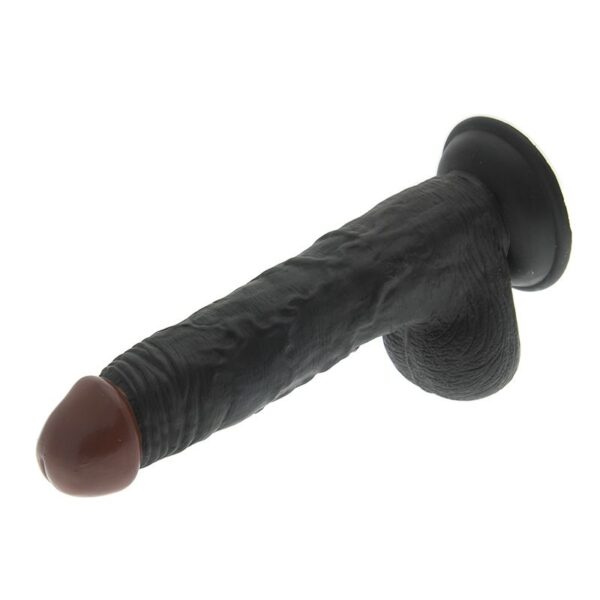 Hoodlum 8.5 Inch Realistic Black Dildo - XToys UK