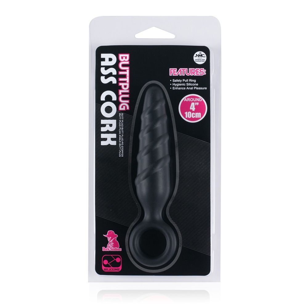 Dark Stallions Ass Cork 4 Inch Silicone Butt Plug - XToys UK