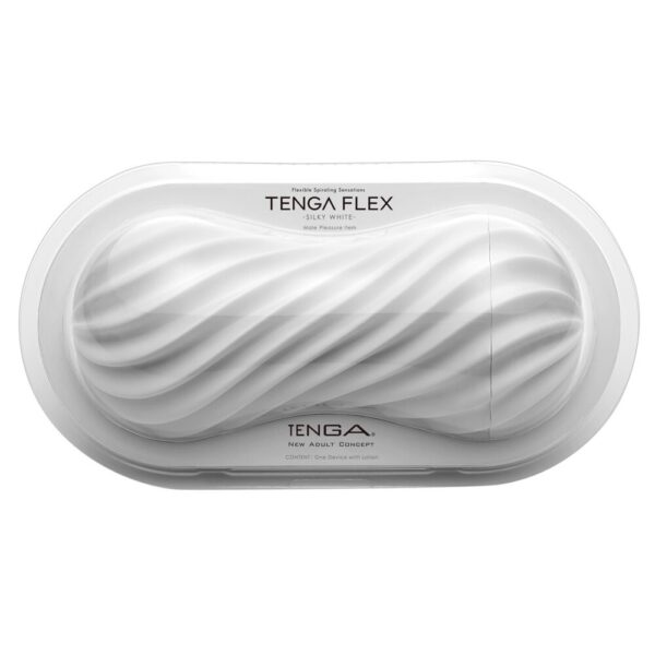 Tenga Flex Silky White Masturbator - XToys UK