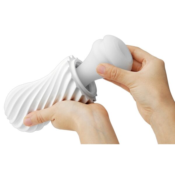 Tenga Flex Silky White Masturbator - XToys UK